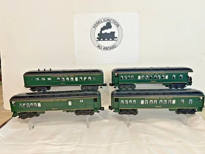 LIONEL6-19047-48-49-50 #1 BALT. & OHIO MADISON 6-WHEEL-TRK PASSENGER CARS LK/N - Picture 1 of 11