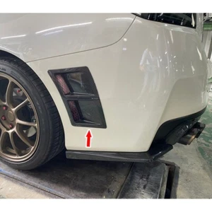 Carbon Fits Subaru WRX STI 4th Rear Side Bumper Air Vent Cover 2015-2021 - Picture 1 of 8