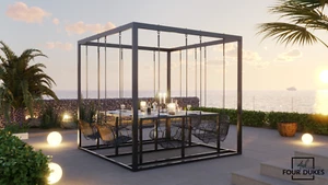 Gartenset für 8 Personen. Eine Mischung aus Tisch und Schaukel - Bild 1 von 15