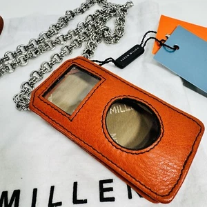 Karen Millen iPod Nano Leather Case Cover Skin bag pouch cross body NEW Y2K - Picture 1 of 11