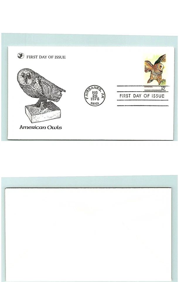 S01-4017, AMERICAL OWLS, **READERS DIGIST FDC - Image 1 of 1