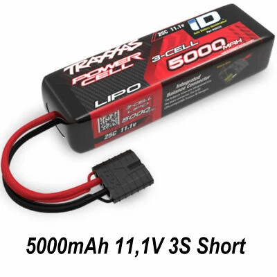 Traxxas TRX2832X LiPo Akku 5000mAh 11,1V 3-Zellen 25C short (kurze Version) - Bild 1 von 2