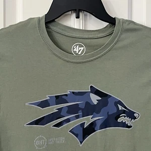 Nevada Wolf Pack Shirt Adult Large Green Logo NCAA Graphic Casual Outdoor Mens - Picture 1 of 8