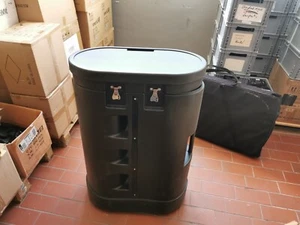 Messewand Faltdisplay gebogen 3x3 Felder ohne Druck Pop Up Magnetsystem - Bild 1 von 4