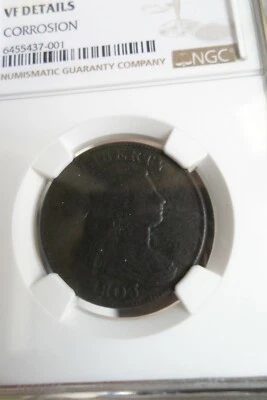 VF 1803 Draped Bust Large Cent  - Image 1 of 4