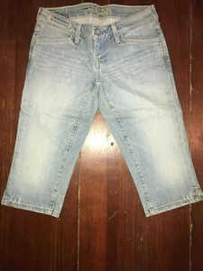American Eagle jeans donna blu Capris taglia 2 regular - Foto 1 di 2