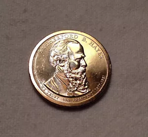 2011-P $1 Rutherford B. Hayes Position A Presidential Dollar Uncirculated - Picture 1 of 3