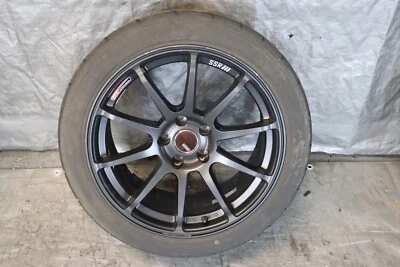 2013 MITSUBISHI LANCER EVOLUTION X SSR GTV02 WHEEL RIM 18X9.5 +22 FIRSTONE #6672 - Image 1 of 4