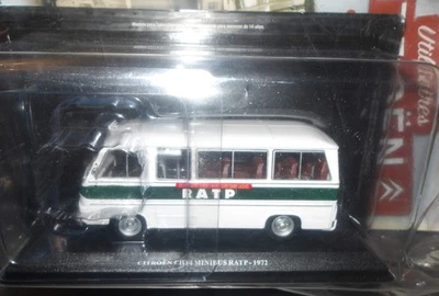 Altaya UTILITAIRES CITROËN 1/43  N°25 Citroën CH 14 Minibus RATP - 1972 +FASC - Photo 1/4