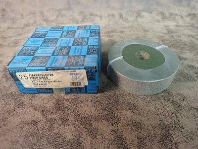 PFERD 62470 4-1/2" x 7/8" AO 60 Grit Z-Forte Fiber Discs 25 Pack (EE7) - Image 1 of 4
