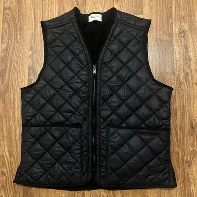 Vintage Field & Stream Puffer Jacket Men Medium Black Poly Fill Gordon Ferguson - Image 1 of 4