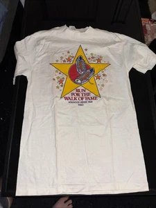 Vintage Hollywood Walk Of Fame Laufshirt Neu aus altem Lagerbestand Medium 1980 - Bild 1 von 4