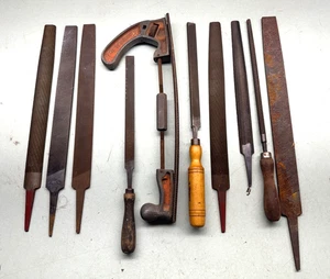 Metal File Tool Metalwork Machinist Flat Rat Tail FAIRMOUNT NICHOLSON SIMONDS + - Picture 1 of 9