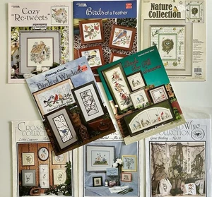BIRDS LOT Cross Stitch Pattern Booklets Kit Crossed Wing Collection Stoney Creek - Picture 1 of 8