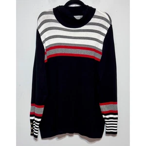 Neu mit Etikett Joseph A Quiet Luxus Pullover mit Stehkragen Größe 2X Pariser Chic adrette Mod - Bild 1 von 8