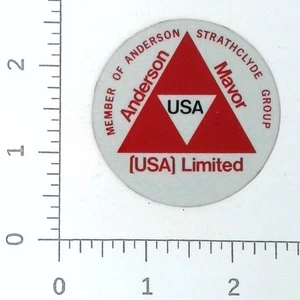 Anderson Mavor Ltd USA Werbung Kühlschrankmagnet - Bild 1 von 1