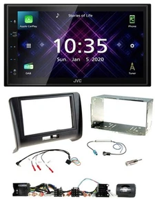 JVC DAB 2DIN Lenkrad Bluetooth USB Autoradio für Audi TT 2006-2014 - Bild 1 von 13