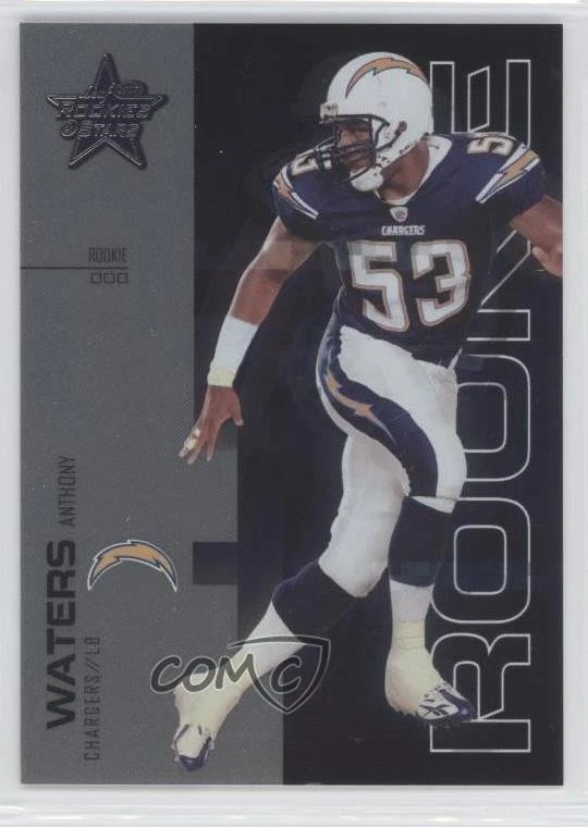 2007 Leaf Rookies & Stars Rookie Longevity Parallel /199 Anthony Waters #138 RC - Image 1 of 2