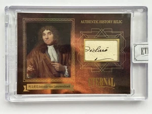 2024 Eternal Cuts World Antonie van Leeuwenhoek Authentic History Relic /99 - Picture 1 of 4