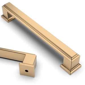 10 Pack 5 Inch(128mm) Champagne Bronze Kitchen Cabinet Handles Brushed Brass ... - Picture 1 of 6