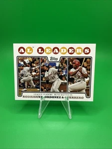 2008 Topps - League Leaders Alex Rodriguez, Guerrero, Magglio. F13 - Picture 1 of 2