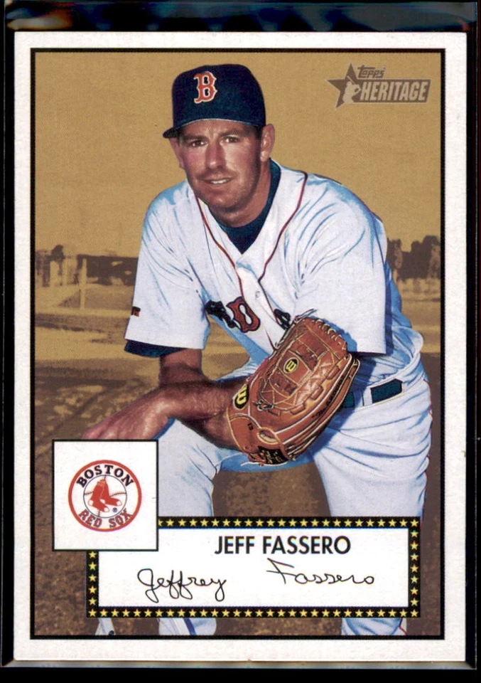 2001 Topps Heritage Jeff Fassero SP #394 Boston Red Sox - Image 1 of 2