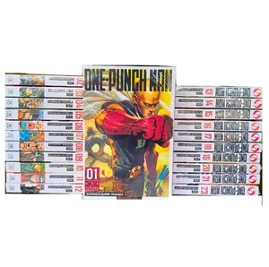 Juego completo de cómics de manga inglés One Punch Man volumen 1-30 envío urgente de DHL - Imagen 1 de 12