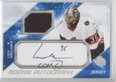 2023-24 SPx Rookie Auto Jersey Spectrum 31/65 Leevi Merilainen #LM - Image 1 of 3