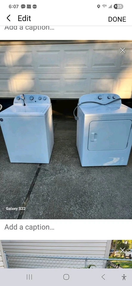 Whirlpool Washer and Dryer Set - Image 1 of 1