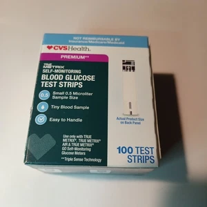 True Metrix CVS 100 Blutzuckerteststreifen – Ablaufdatum 28.02.2026 - SCHNELL 📭 🚚§}~ - Bild 1 von 6