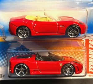 Hot Wheels 2009 NEW MODELS Ferrari California & F430 Spider THRILL RACERS - Picture 1 of 2