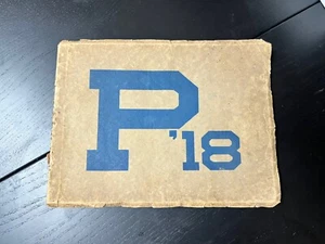 Vintage 1918 Portsmouth Ohio High School Annual Yearbook WWI Great War - Picture 1 of 23