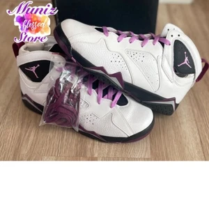 Air Jordan 7 GG WHITE/FUCHSIA/MULBERRY  MEN SZ 9 Women SZ 10.5 Retro 1 3 4 11 12 - Picture 1 of 9
