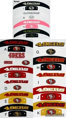 49ers Full Size Speed Helmet 3D Bumpers