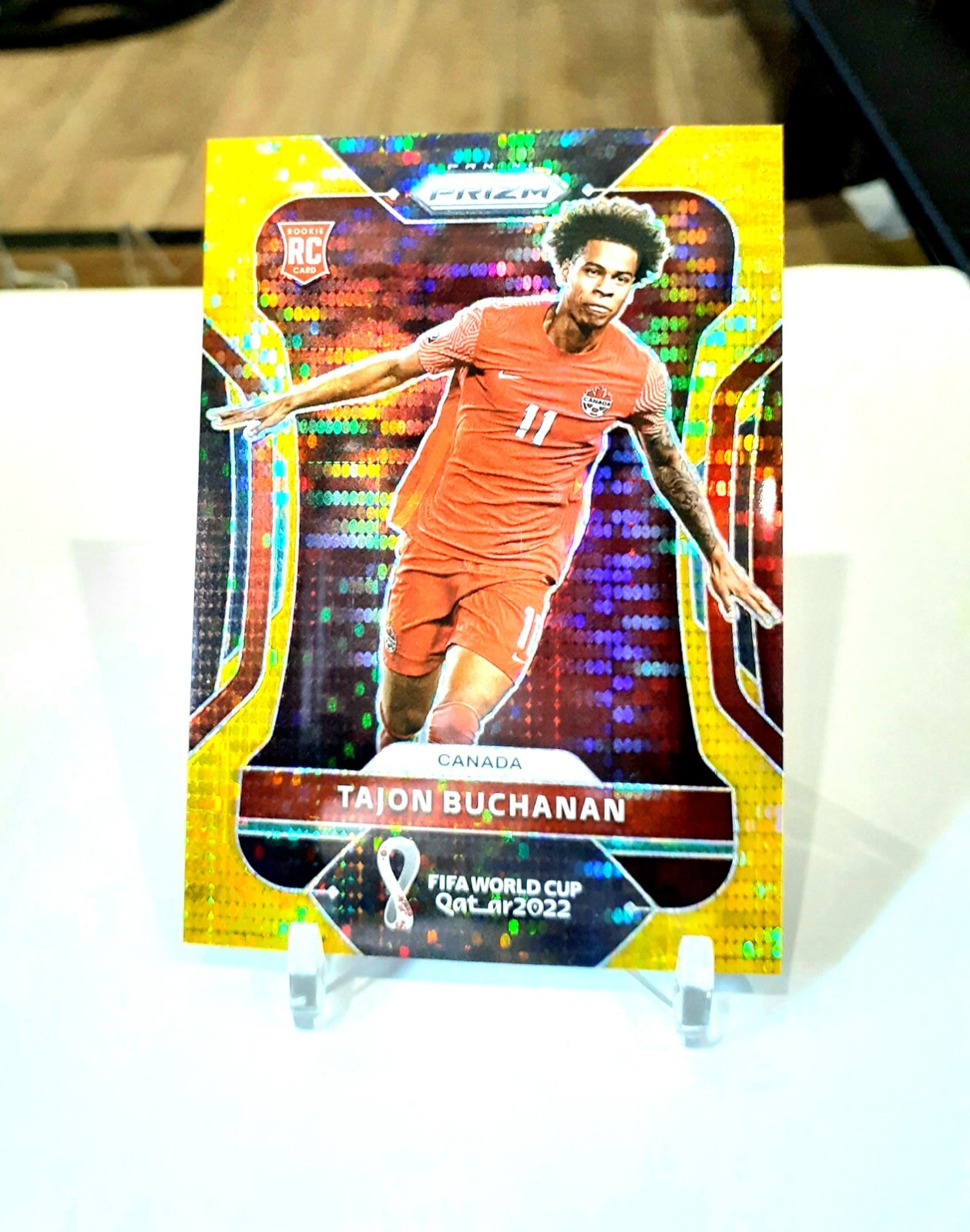 Tajon Buchanan 2022 Panini Prizm World Cup GOLD BREAKAWAY SSP Rookie RC #05/10 