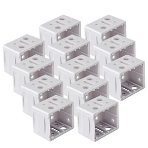 ONLYFU 12 Pack 1 Inch Blind Brackets Vertical Blind Bracket Box Mounting Bracke - Picture 1 of 8