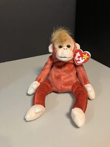 Ty "Schweetheart the Orangutan" 1999 Colección Gorro Bebés con Etiqueta Colgante - Imagen 1 de 7