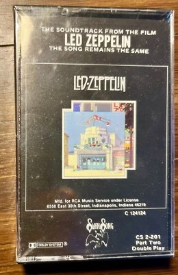 LED ZEPPELIN Soundtrack The Song Remains The Same Cassette- Part 2 - BRAND NEW - Image 1 of 2