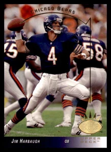 1993 SP #42 Jim Harbaugh - Picture 1 of 2