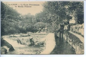 CP 87 Haute-Vienne - Saint-Junien - La Glane Pittoresque - Au Moulin Pénicaut - Picture 1 of 2