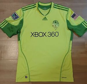 RARE adidas 2010 SEATTLE SOUNDERS Electricity jersey XL soccer MLS xbox kit
