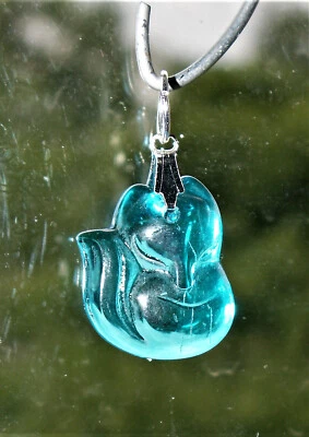 FUCHS Anhänger:    HYDROTHERMAL KRISTALL     NEU! - Bild 1 von 3