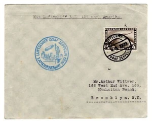 Zeppelin/Flugpost 1929 1.Amerikafahrt Bordpost ohne Verzögerungsstempel (BA7702 - Bild 1 von 1