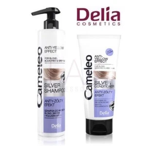 DELIA CAMELEO PROFESSIONAL SILVER PURPLE TONING SHAMPOO, CONDITIONER GREY HAIR - Picture 1 of 6