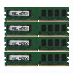 Kingston 4pcs 2GB PC2 6400U 2RX8 DDR2 800MHz Memory RAM DIMM Desktop 240pin" - Picture 1 of 10