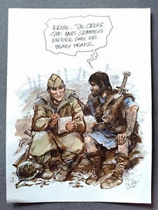 ROSINSKI - Dessin Original THORGAL & ERNIE (Pratt) - Picture 1 of 1