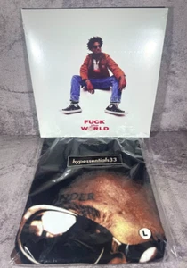 Brent Faiyaz Fuck The World Vinyl Red Clear 12" Bundle Sz Large LE /1000 NEW - Picture 1 of 9