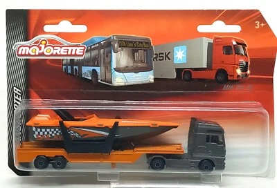 Majorette Man TGX 灰色 - TGA XXL 带游艇拖车 1/87 (7.5) 带包装 — 第 1/4 张图片