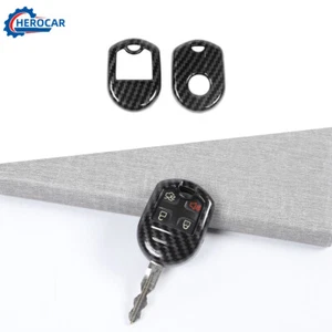 Funda protectora para llavero de fibra de carbono para Ford F150 Raptor/Mustang 10-14 - Imagen 1 de 7