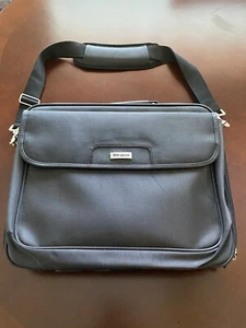 Targus Padded Laptop Computer Bag Travel Briefcase with Shoulder Strap Black - Picture 1 of 8